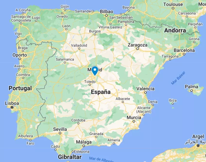 Mapa Alcott