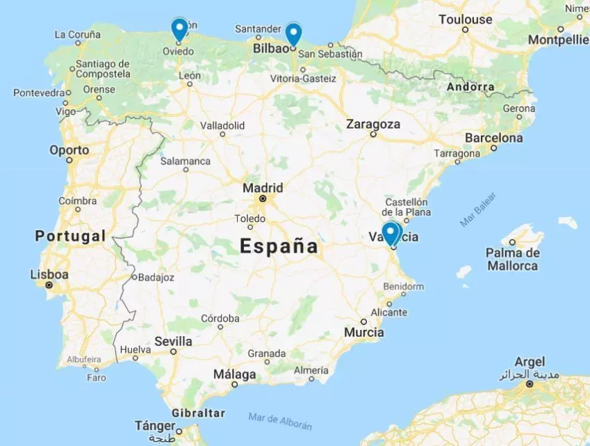 Mapa Celio