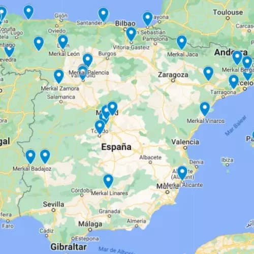 Mapa Merkal calzados