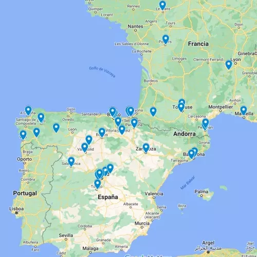 Mapa Megacalzado